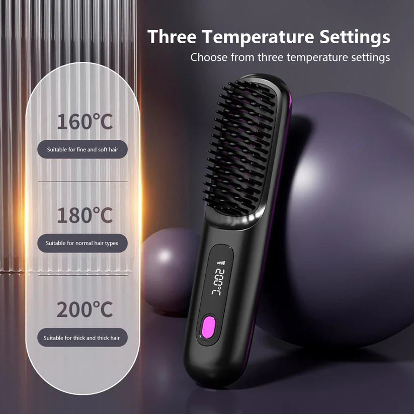 Aviyra Portable Straightener Brush