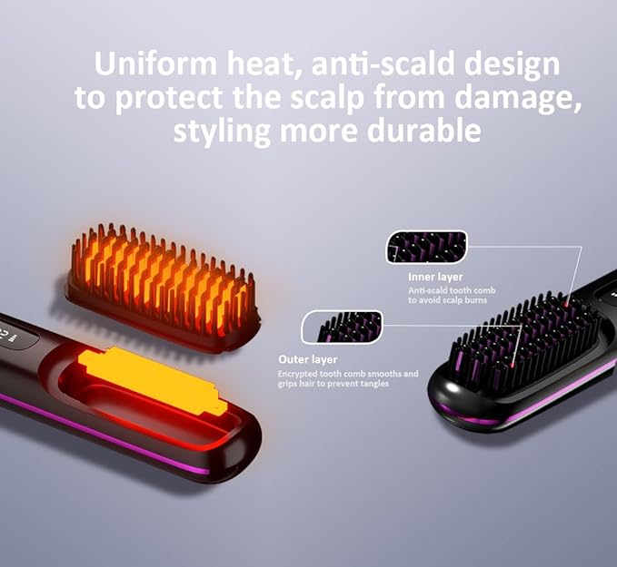 Aviyra Portable Straightener Brush