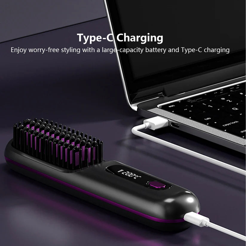 Aviyra Portable Straightener Brush