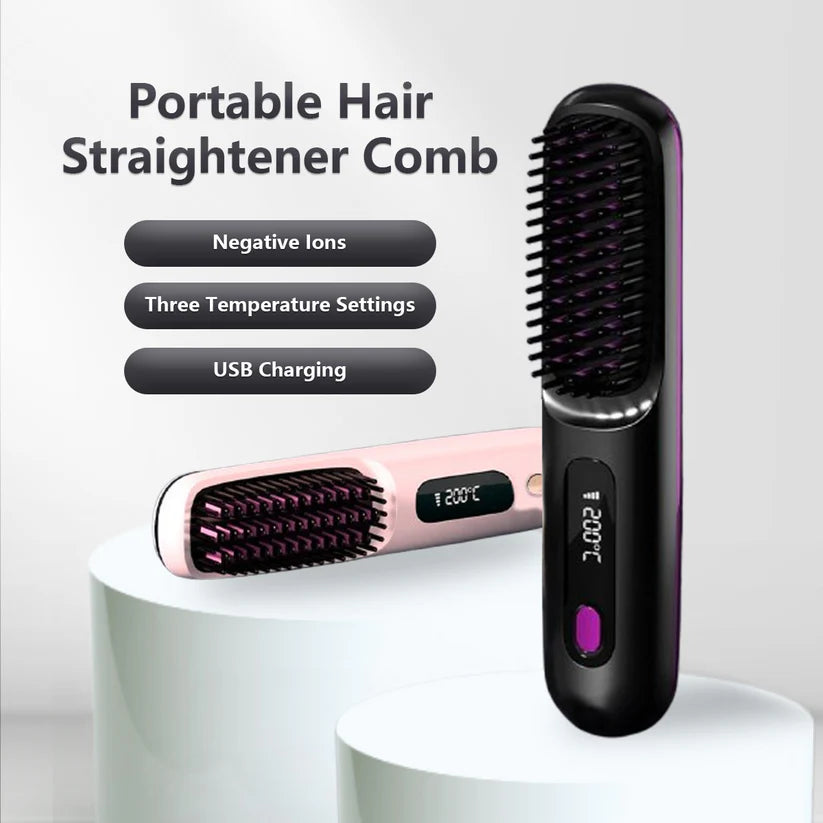 Aviyra Portable Straightener Brush